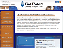 Tablet Screenshot of calramic.com